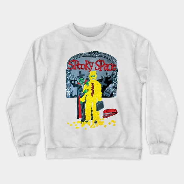 Spooky Space Crewneck Sweatshirt by Avy_C